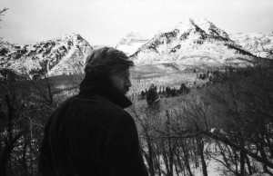 Robert Redford at his Utah ranch, 1970.