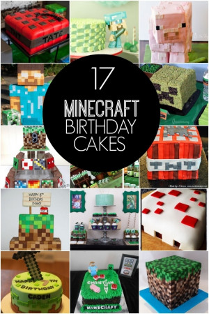Minecraft Birthday Cake Ideas