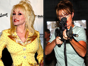 Straight shooter Dolly Parton finds common ground with Sarah Palin ...