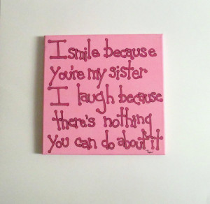 Sister Gifts-Canvas Quotes Art-Sister Quote-Gifts for Sisters-12x12 ...