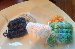 Handmade Crochet Soap Saver FREE SHIPPING by PinkPoppyShoppe, $8.50