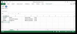Stock Quote for Excel 2013 Free Download - Softpedia