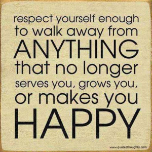 sometimes you just have to walk away..