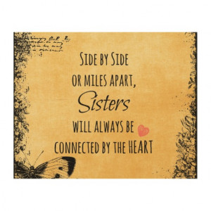 Sister Quote Wood Wall Art