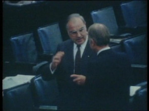 Francois Mitterrand, Otto Graf Lambsdorff, Vote of no Confidence ...