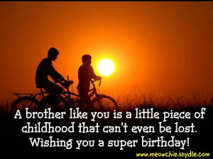 Happy Birthday Wishes for Brother Quotes - Cool Messages