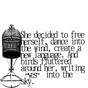 , beginnings, bird, bird cage, birds, cage, conceptual, texts, quote ...