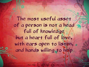 The most useful asset of