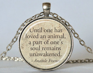 ... Animal Rights Spiritual Pendant Inspirational Jewelry Sepia Tone