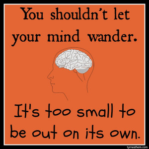 Witty Wednesday} Wandering Mind