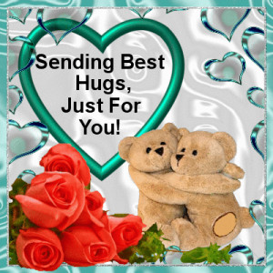 Send this best hugs ecard to your friends on Best Friends Day.