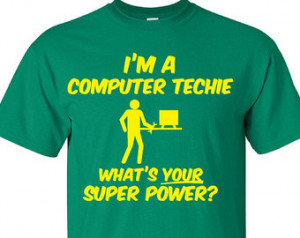 ... tee, CPU tee, occupation tee, super power tshirt, job tshirt B-109