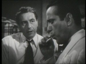 Descripción Paul Henreid and Humphrey Bogart in Casablanca trailer ...