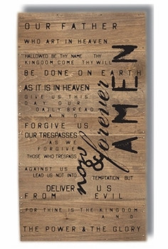 NEW! - Lord's Prayer Small Quote Box Sign by Seeing Stars