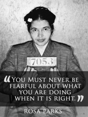Rosa Parks quote in Quotes