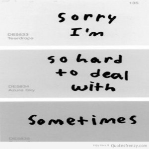 depression apology Eatingdisorders anorexia sorry Quotes