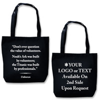 Eco Friendly Tote With Quote