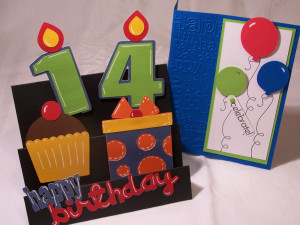 For the card, I used a technique called a Step or Stair card, which is ...