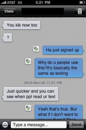 Are you on Kik? What do you think of this messenger?