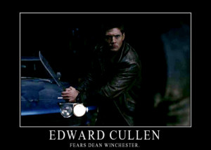 ... Sam Winchester wears make-up! Sam Winchester cries his way through sex