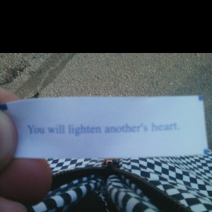 love quote / fortune cookie