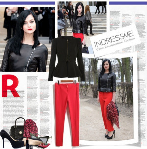 Get the Look : Leigh Lezark's red pants