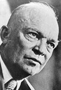 Ike runs the country, and I turn the pork chops.