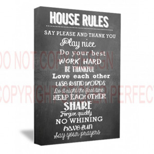 ... word Chalkboard style printed wall art sayings quotes pet home decor