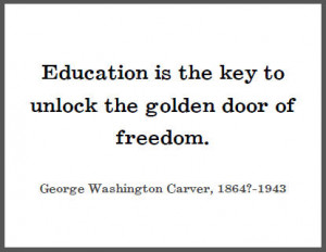 George Washington Educational Quotes