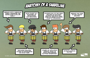 anatomy of a snareline comic
