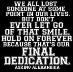 Asking Alexandria♥ Is this about Mitch? More