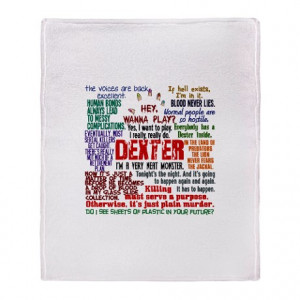 Best Dexter Quotes Throw Blanket