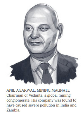 Anil Agarwal anonymous in New York