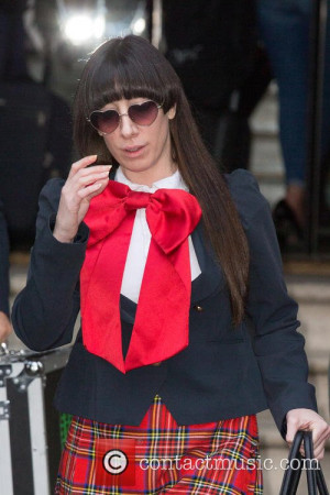 Lady Starlight and Colleen Martin - Lady Starlight leaving the Langham ...