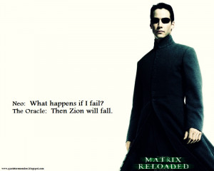 Agent Smith]: And now, here I stand because of you, Mr. Anderson.