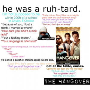 funny quotes from the hangover