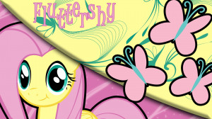 wallpaper, fluttershy, kindness, art, frequencyspark