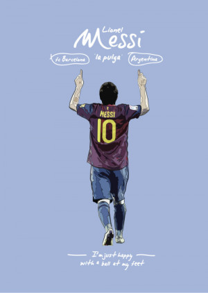 lionel messi poster