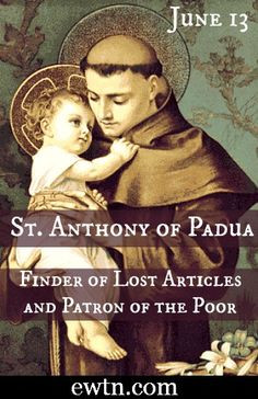 -St. Anthony of Padua, Patron of the Poor: A Doctor of the Church, St ...
