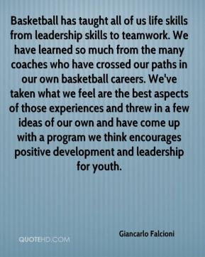 ... we think encourages positive development and leadership for youth