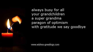 short religious quotes about death grandmother