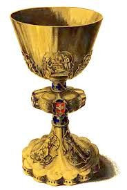 Symbols: This chalice is what the wine is poured into. The wine ...