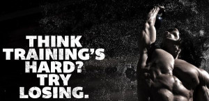 Think trainings hard? Try losing.