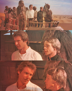 ... know. Han Solo: You’re gonna die here, you know. Convenient. (via
