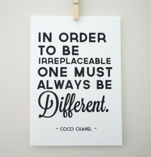Inspirational Quotes: Be YOU, Be Different