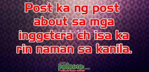 Mga Patama Quotes – Tagalog Banat Quotes