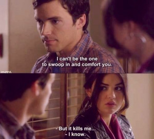 don't care! Ezria is still my favourite! He could be A, and I would ...