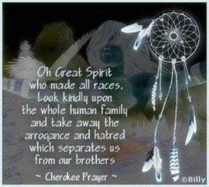 cherokee prayers