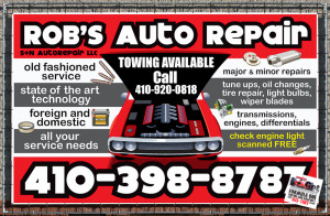 Sign – Robs Auto Repair