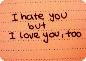 hate, love, quote, saying,